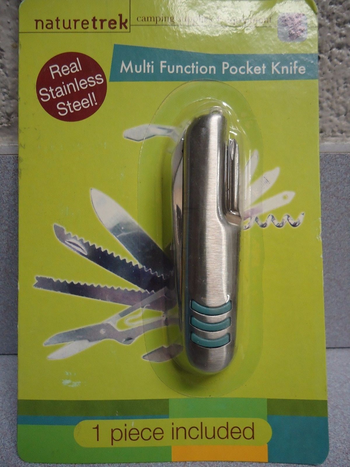 Nature trek Camping Supplies Multi Function Stainless Steel Pocket Knife