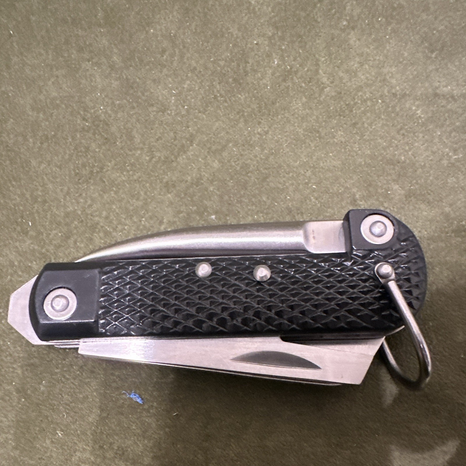 baladéo Demanilleur Nautical Multi-Tool Knife 4 Tools Black ABS Lanyard Ring