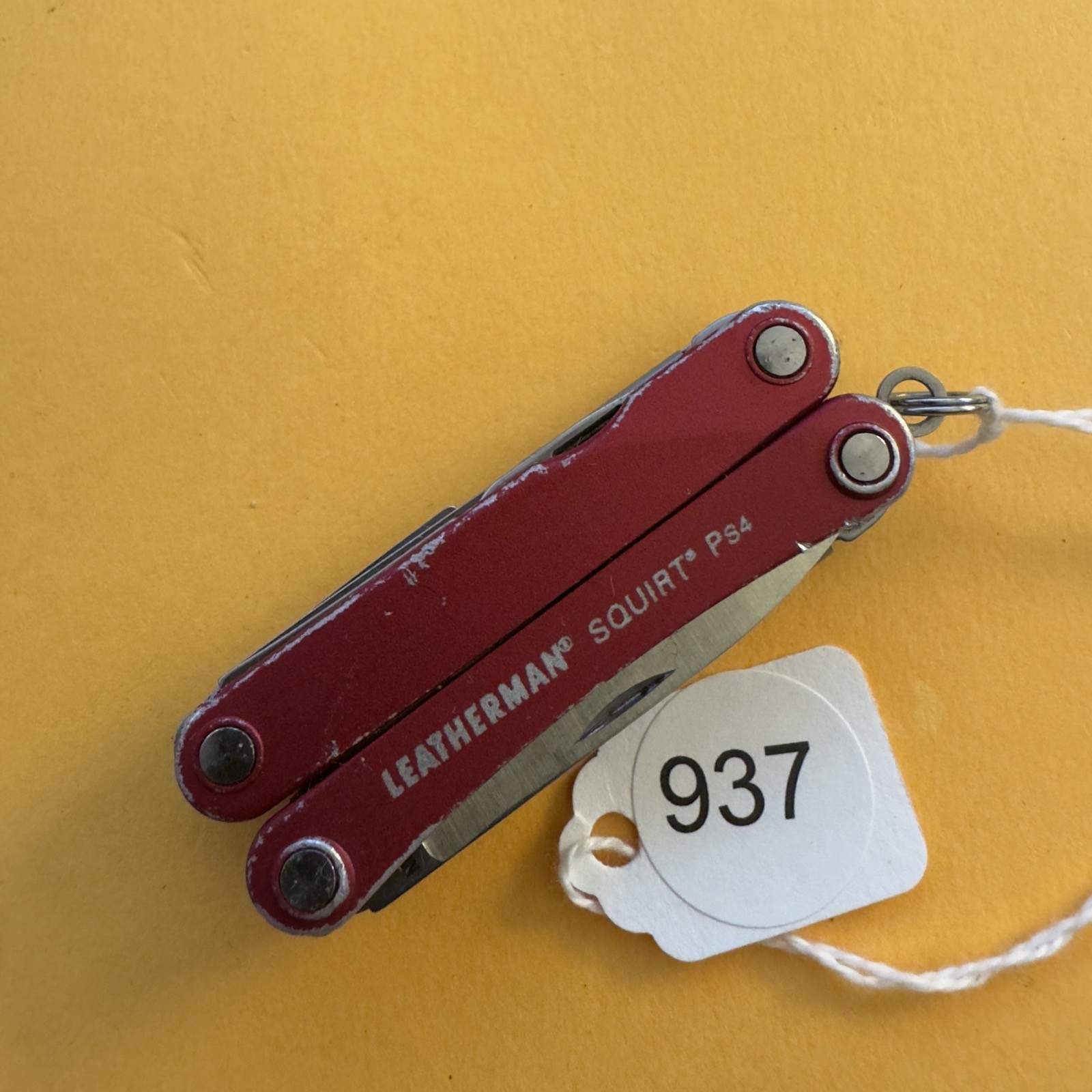 Leatherman Squirt PS4 Pliers Scissors Multi-Tool Pocket Knife Red EDC #937