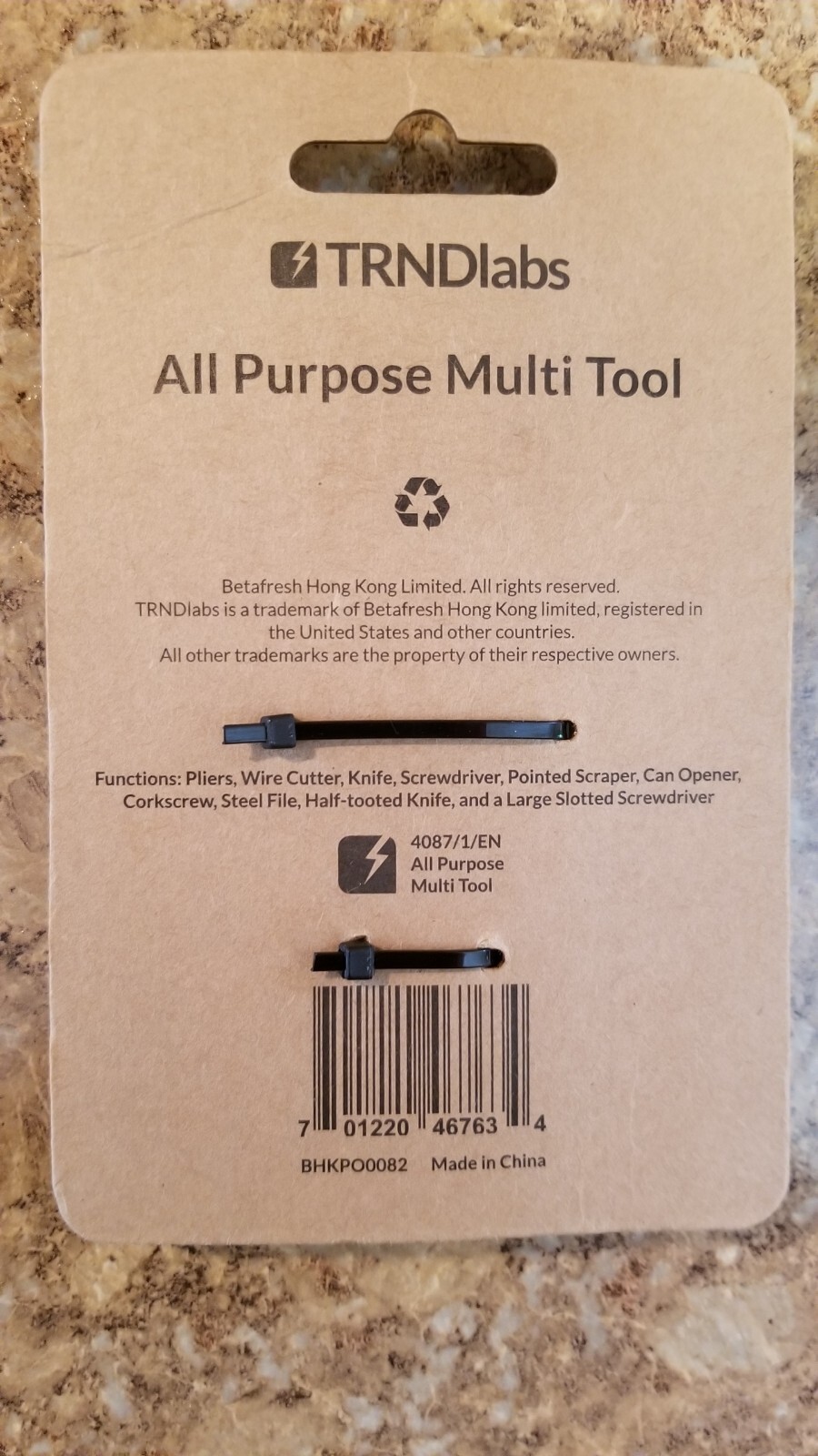 All Purpose Multi Tool Compact 10 Tools Stainless Steel TRNDlabs