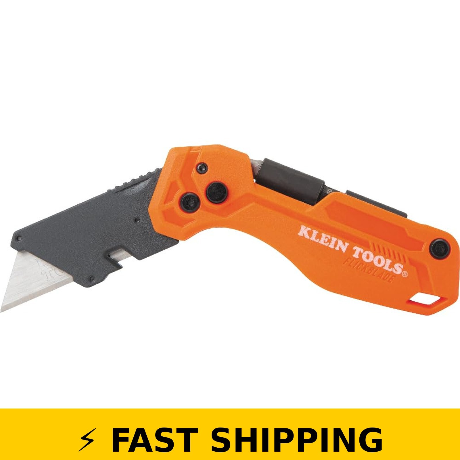 Klein Tools Folding Utility Knife with Impact Driver, Compact Design