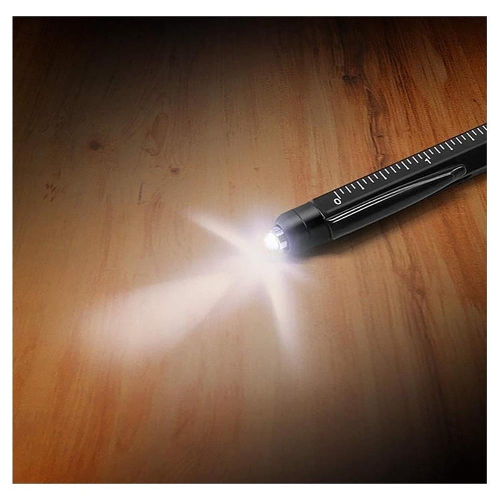 Efficient Rust-Proof Long-Lasting Ergonomic Non-Slip Modern 9-in-1 Multitool Pen