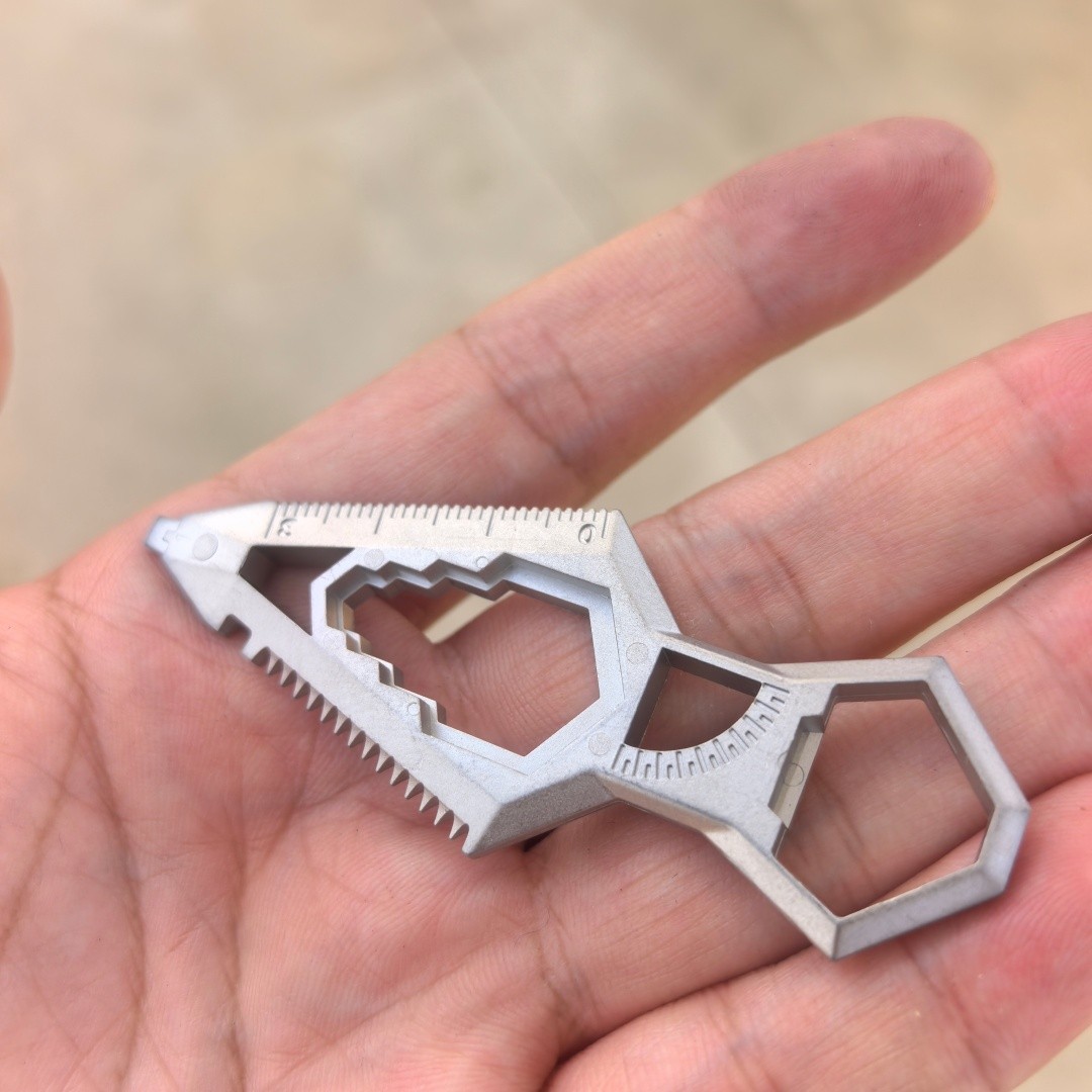 440C Stainless Steel Multi Tool 10in1 EDC Pry Bar Survival Gear.