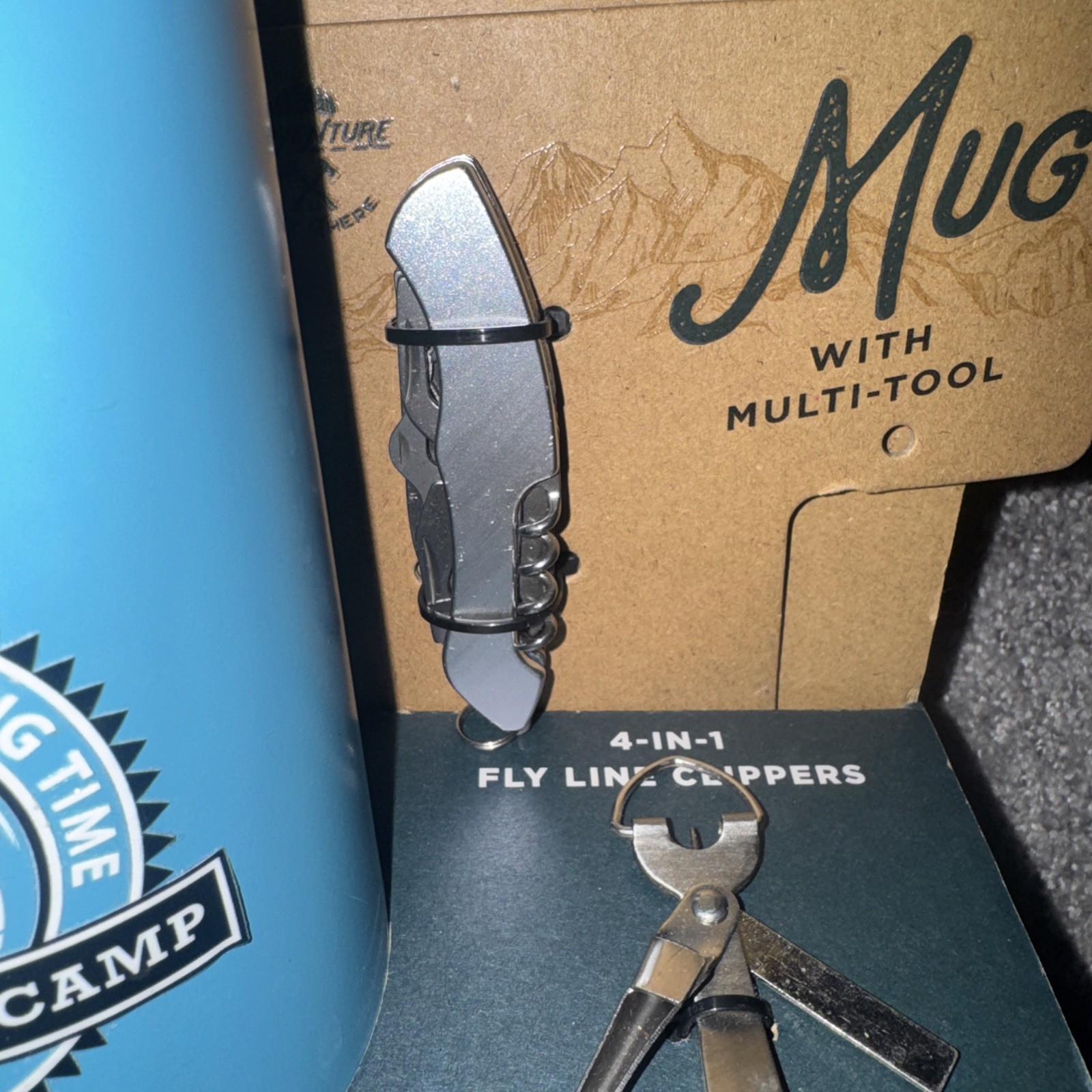 Adventure Water Bottle & Fishing Tool Set