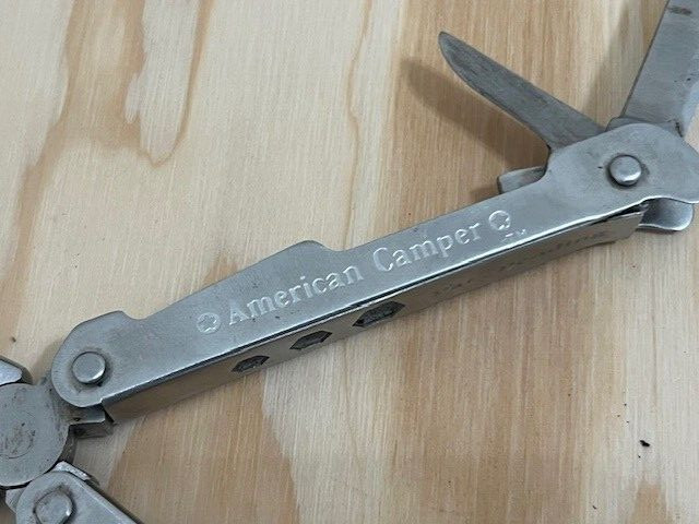 Vintage American Camper 16 IN 1 Multi-Tool Stainless STEEL – Great condition