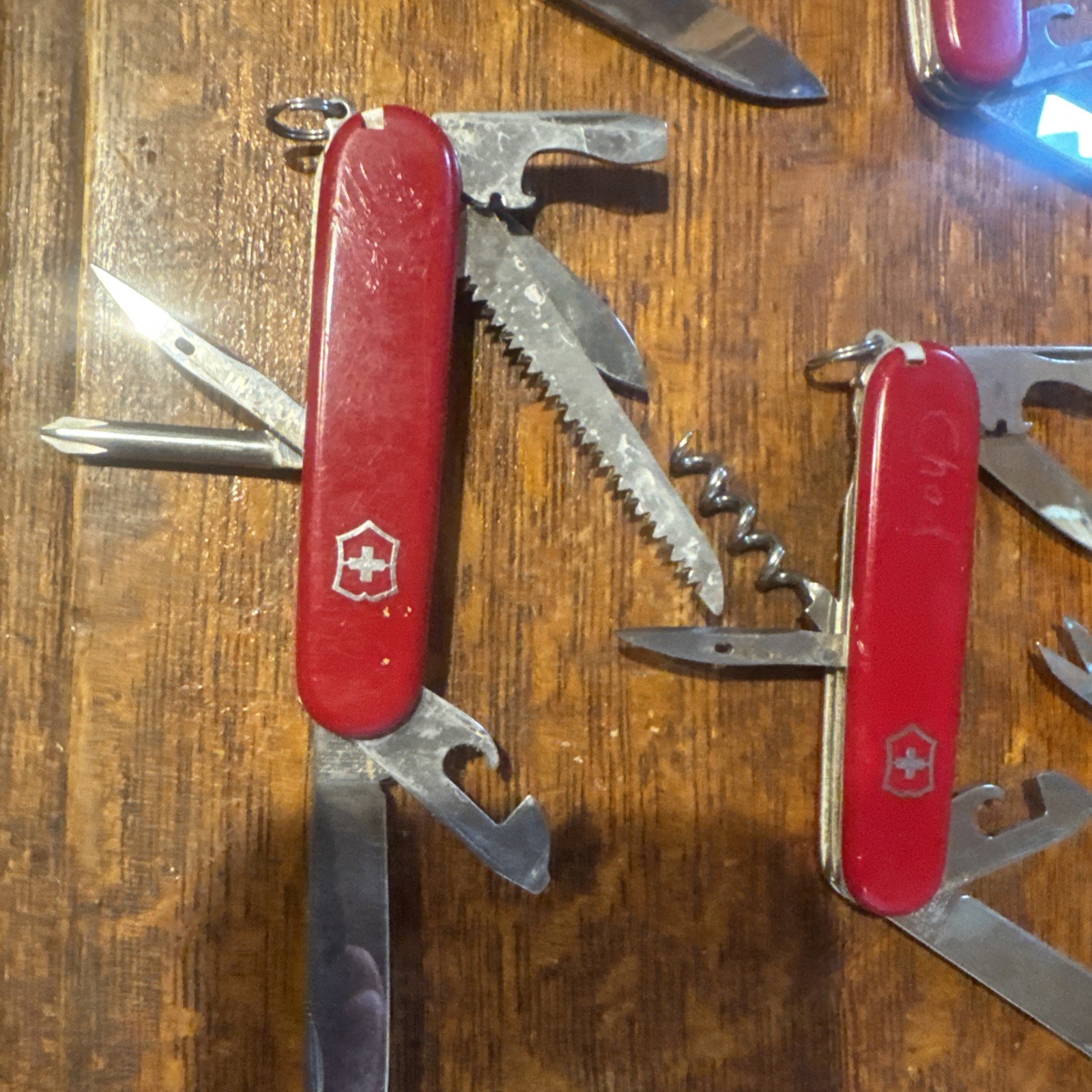 Victorinox Swiss Army Knives And Scissors Microsoft, Novell Collectors Lot