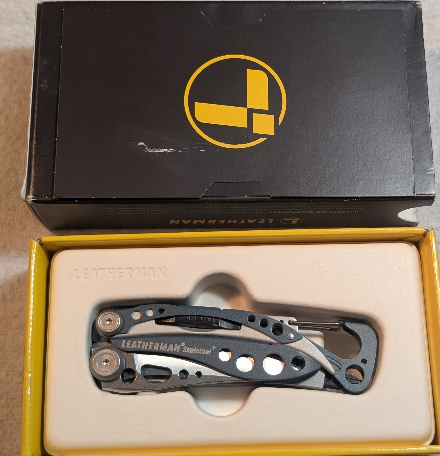 Leatherman Skeletool Stainless Steel Multi-Tools Denim Blue Discontinued