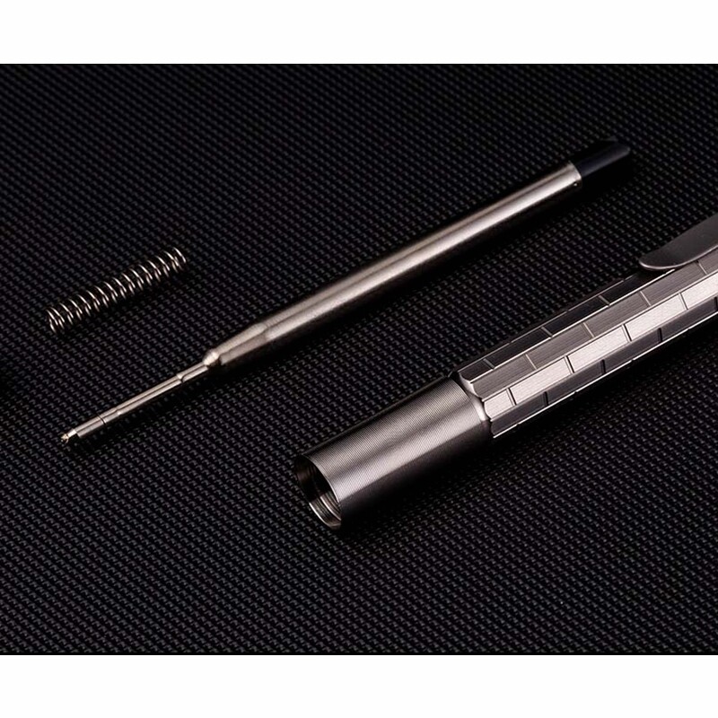 Titanium Alloy Pen Portable EDC Tools Pen TC4 Ballpoint Pen Men Office Pen Gifts