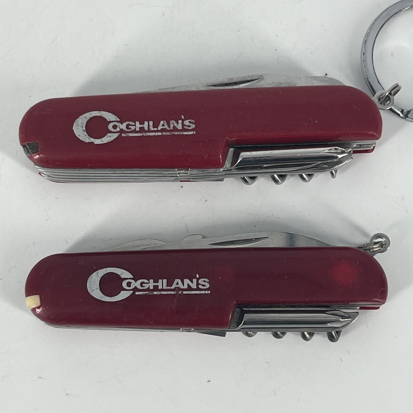 Lot of 2 Coghlan’s Camper’s Pocket Multi Tool / Knife – Red Color – SAVE BIG!