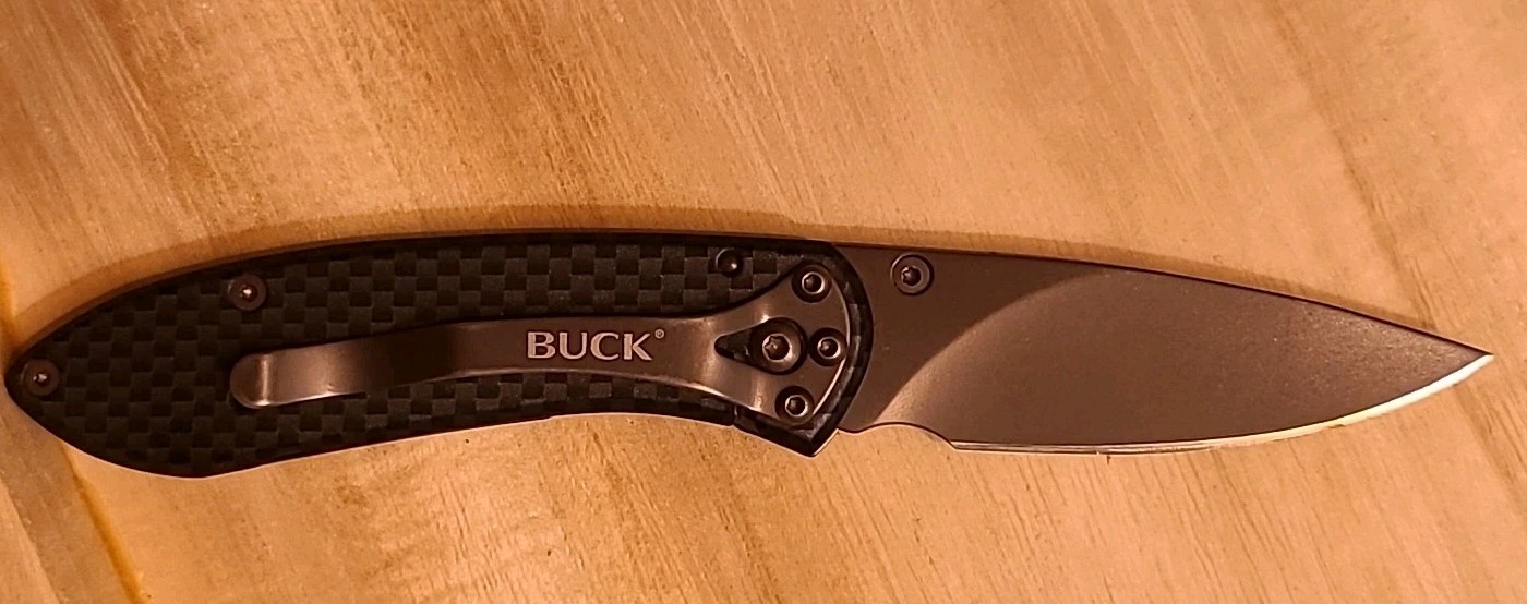 Buck 327 Nobleman Stainless STEEL Linerlock Folding Knife Pristine