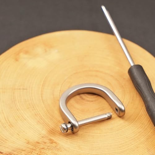 Titanium Carabiner Clip for Keys Multifunctional EDC Keychain Backpack Accessory