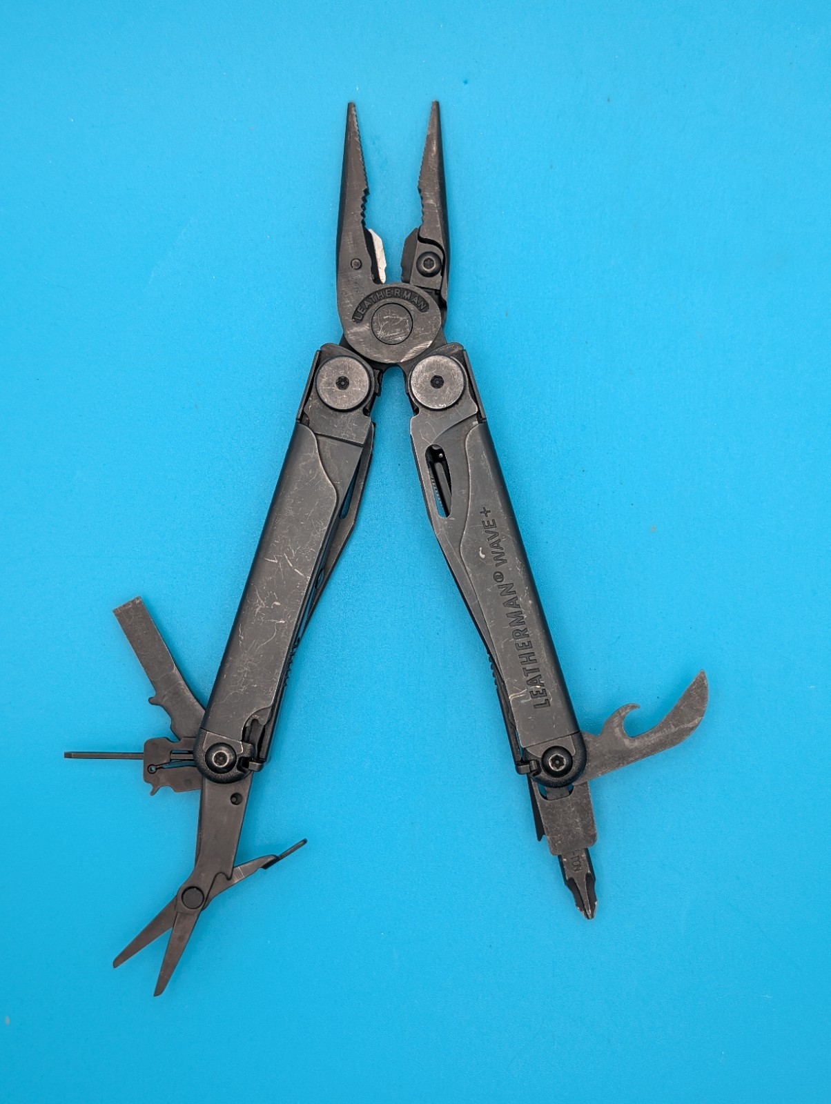 Leatherman Wave Plus + Multi-Tool! FAST SHIPPING! BLACK OXIDE!