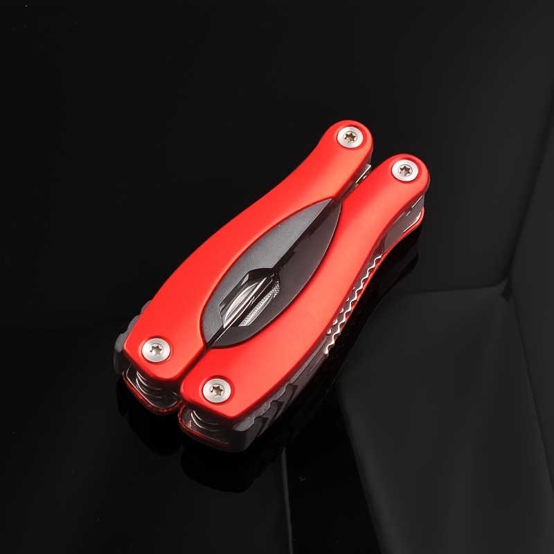 12 in 1 Pocket Multi Tool Stainless Steel Folding EDC Kit Survival Outdoor Tool