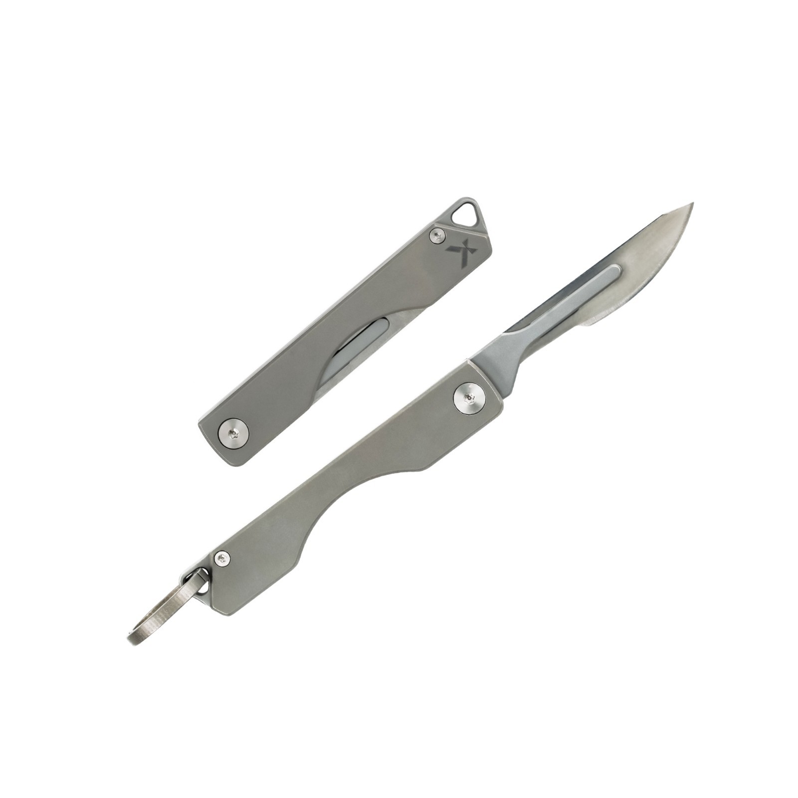 KOVA Precision Key Folding Knife Magnetic Closure Titanium Keychain Utility Tool