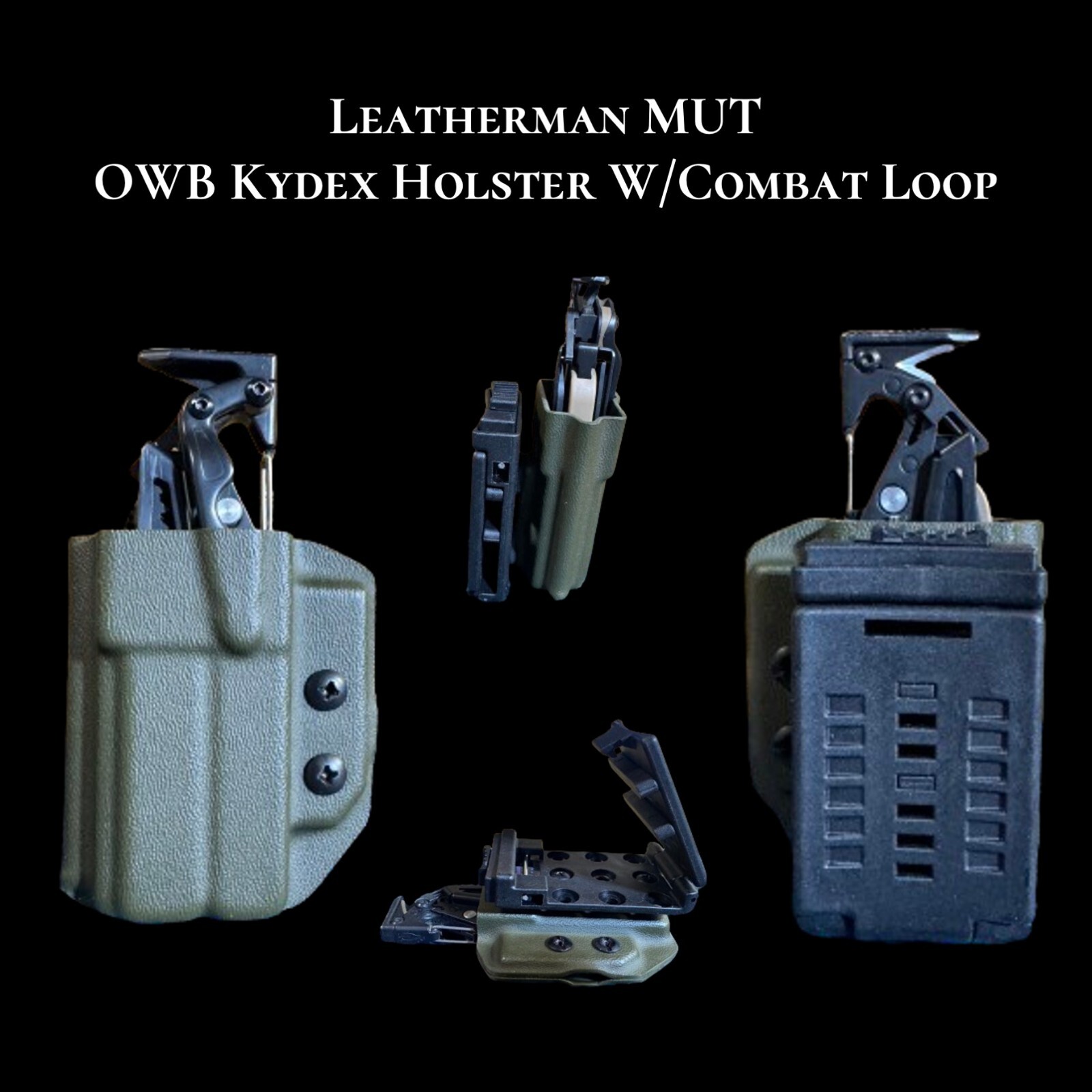 Leatherman MUT Multi-tool Kydex Sheath with Combat loop and adjustable tension