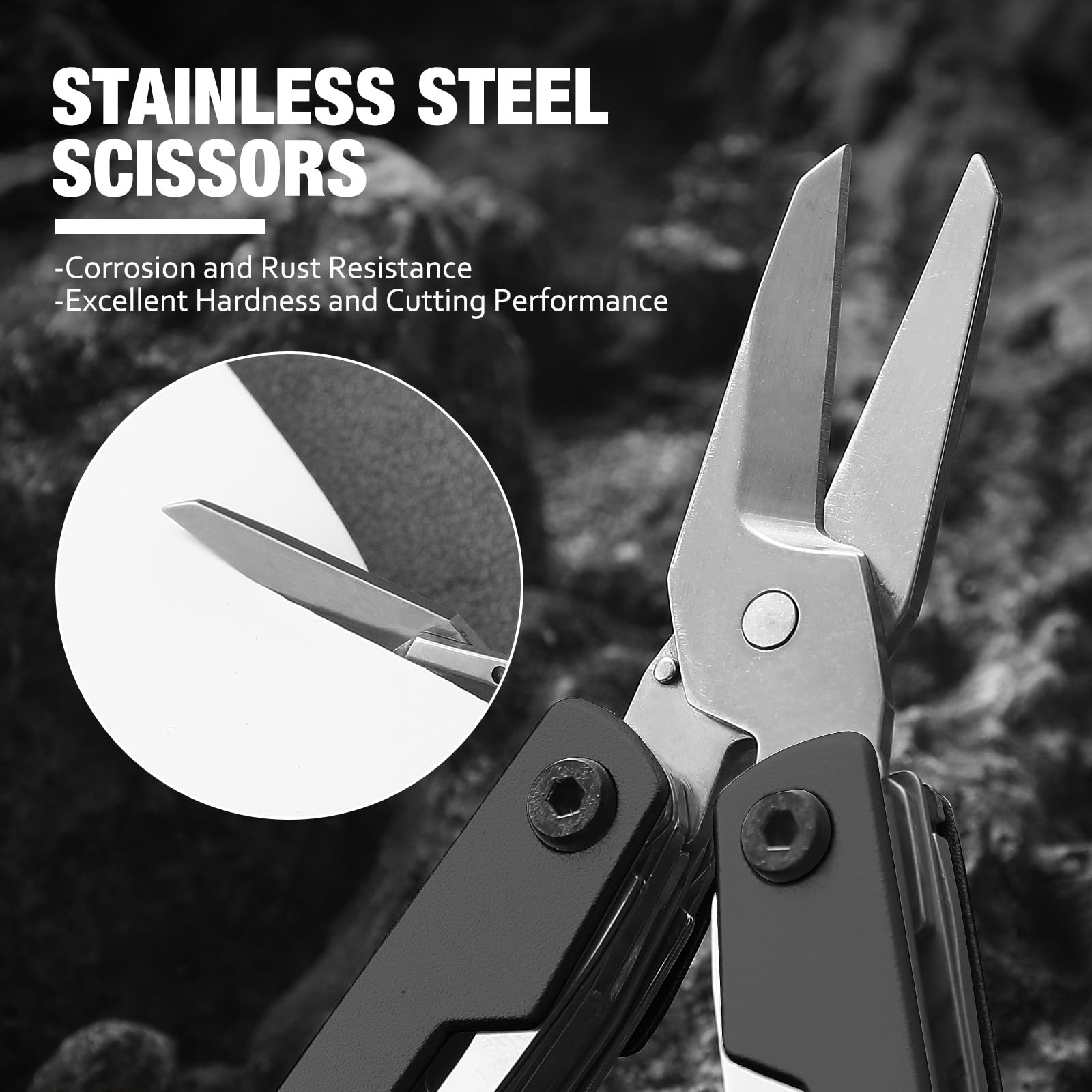 11-in-1 Mini EDC Multitool – Scissors, Pocket , Keychain, Bottle Opener and S…