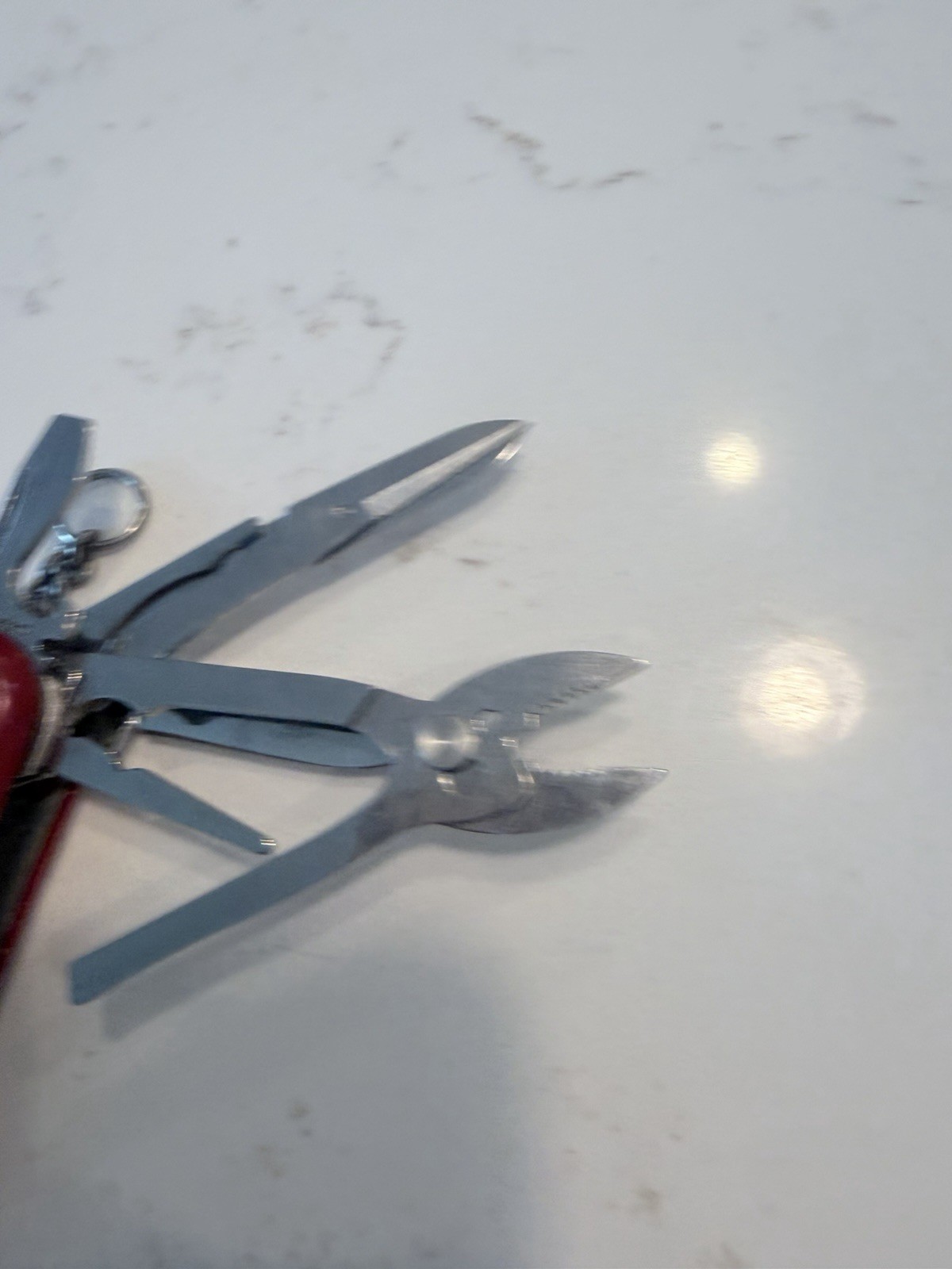 Vintage Victorinox Swiss Army Multi-Tool w/ Scissors, Red