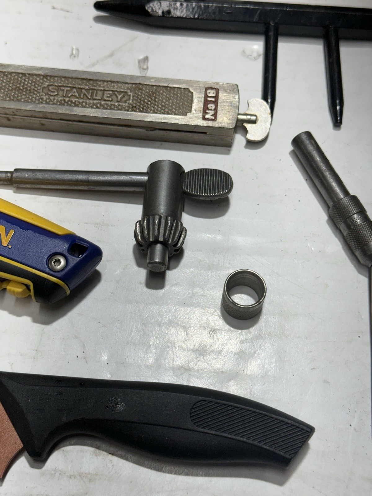 Vintage Tool Lot Leatherman PST Stanley BMT Parts Lock Knife Multi Tool + Misc
