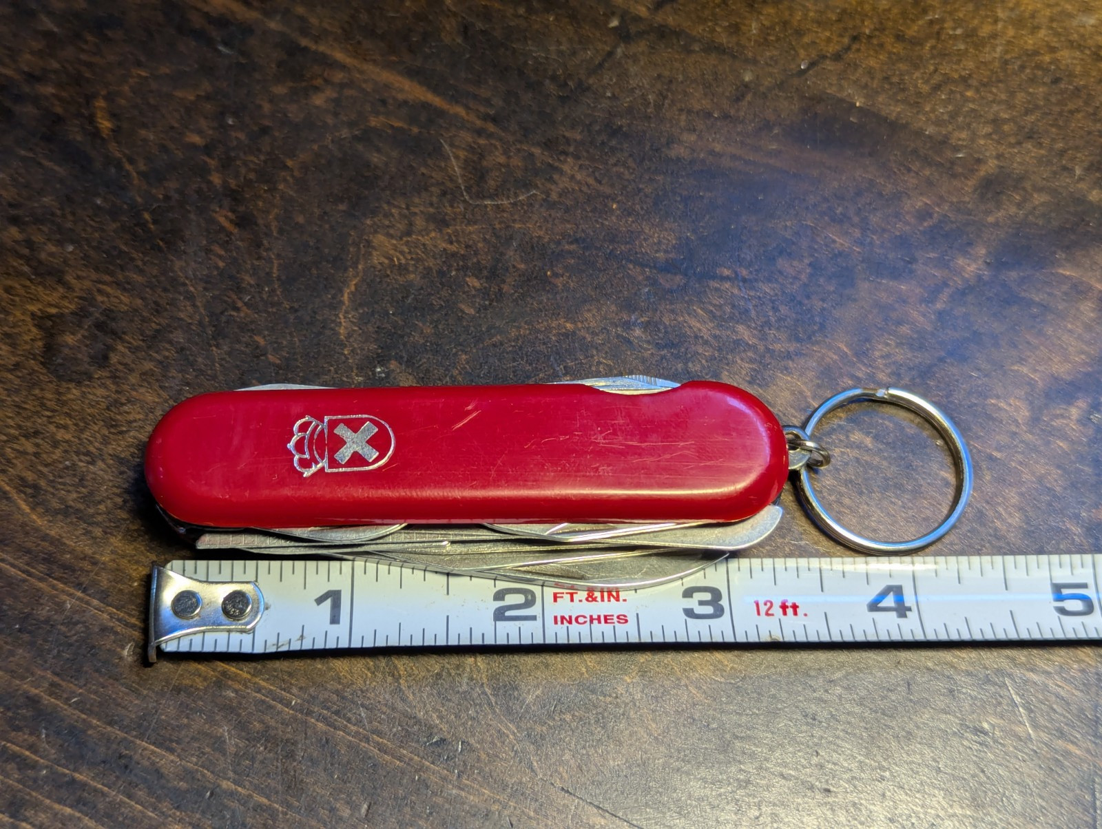 10-Tool Multi-Tool Pocket Knife Vintage Stainless Steel Japan Red (Missing 11th)