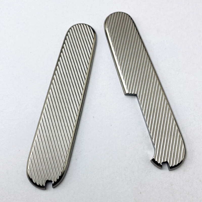 91mm Titanium alloy patch Handle Knife Blanks Scales