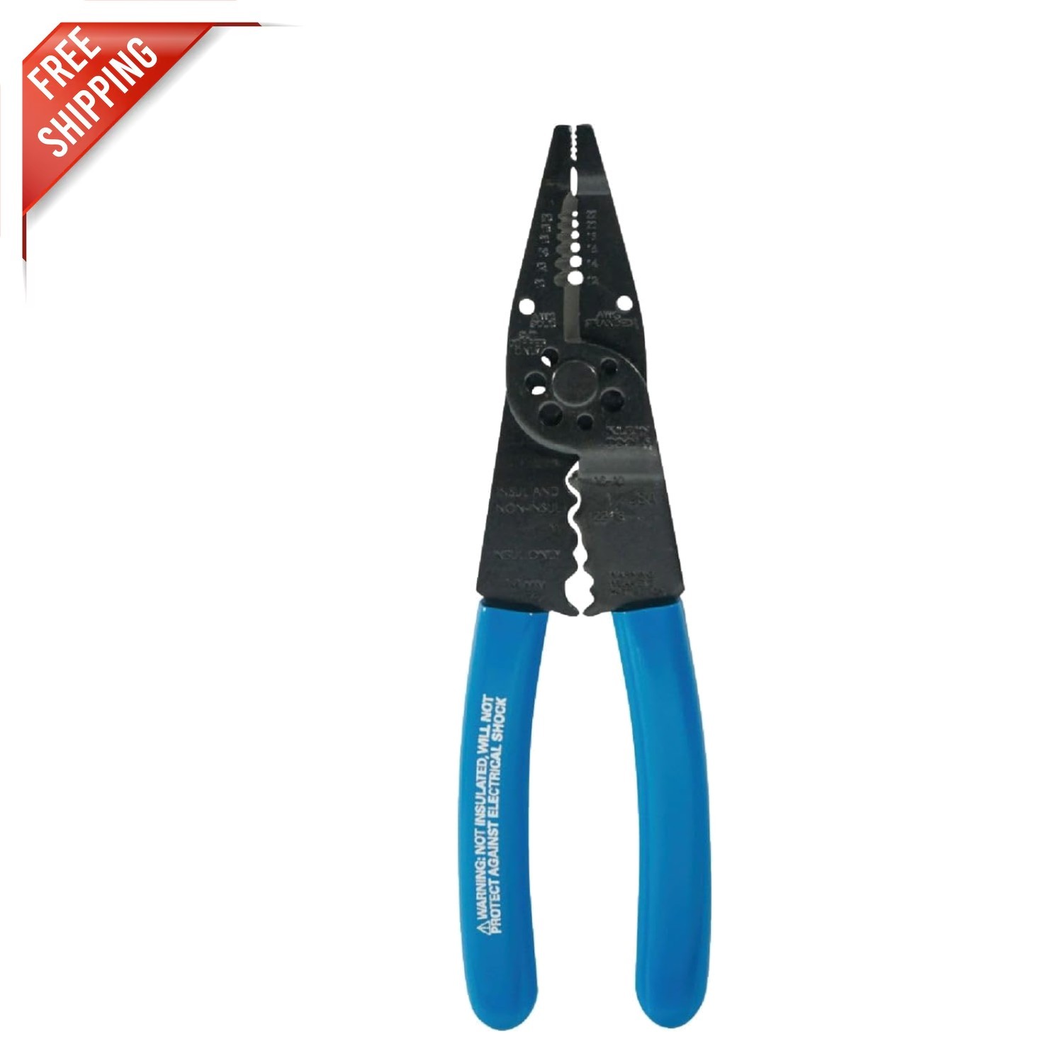 Versatile 8-Inch Wire Multi Tool – Crimper, Stripper, and Bolt Cutter – USA-Made