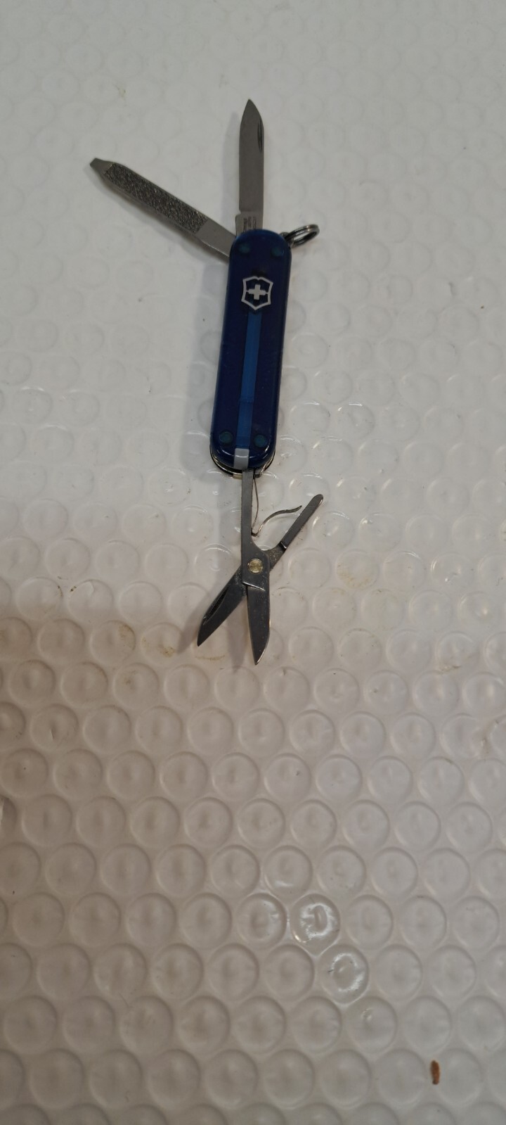 VICTORINOX CLASSIC SD 58MM SWISS ARMY KNIFE POCKET KEYCHAIN TRANSLUCENT blue 1