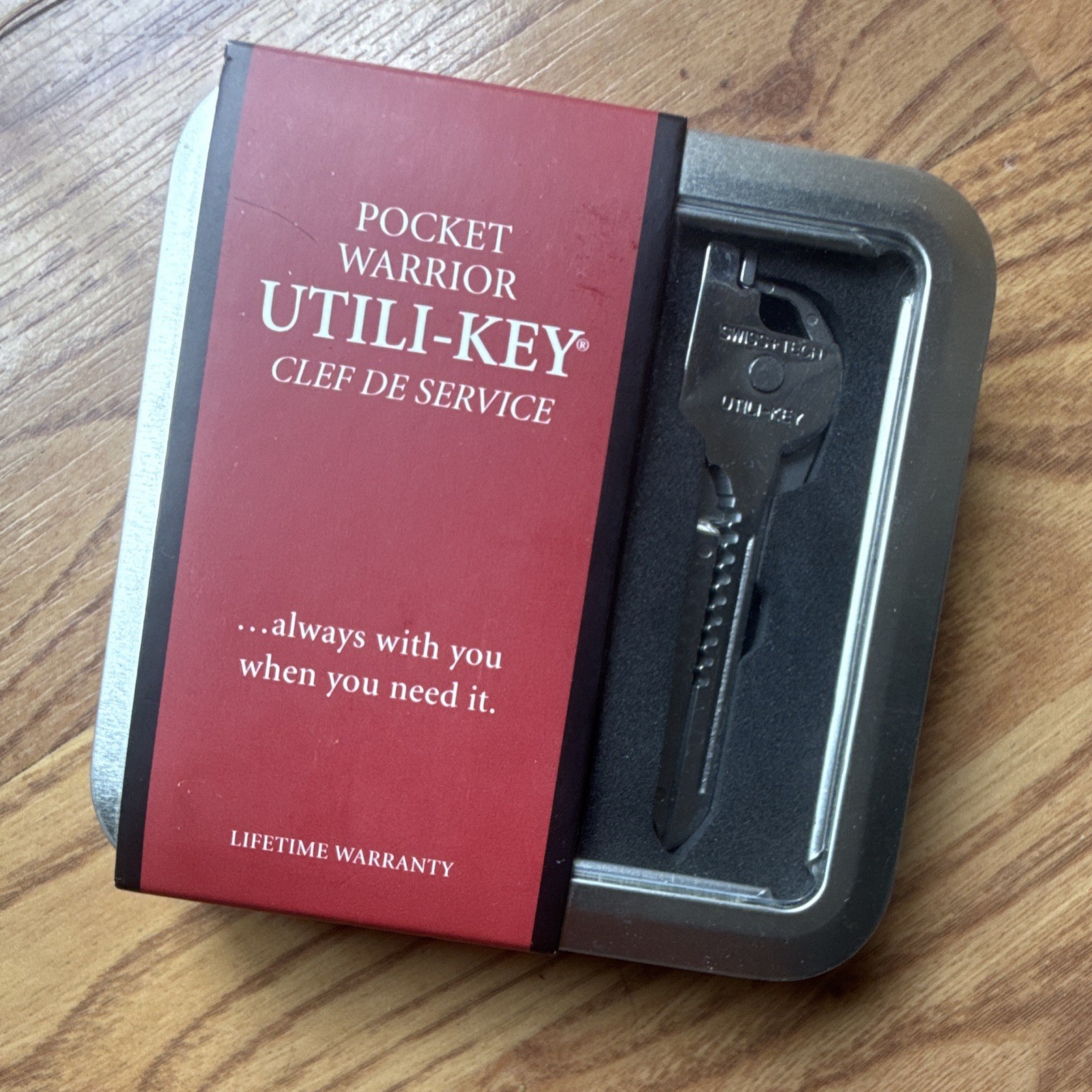 Utili-Key Pocket Warrior 6-Tool Stainless Multi-Tool w/ Bottle Opener Lanyard