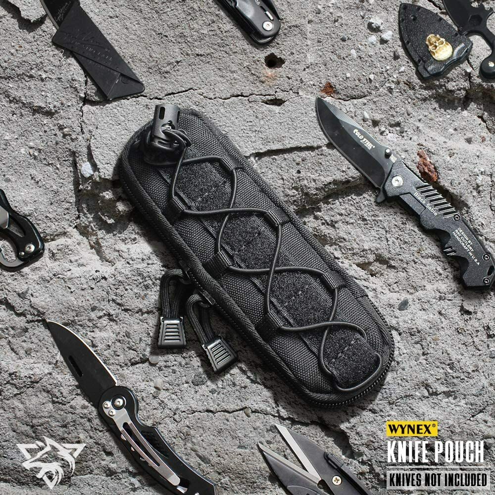 Military Molle Pouch Tactical Knife Pouches Waist Bag EDC Tool Flashlight Holder
