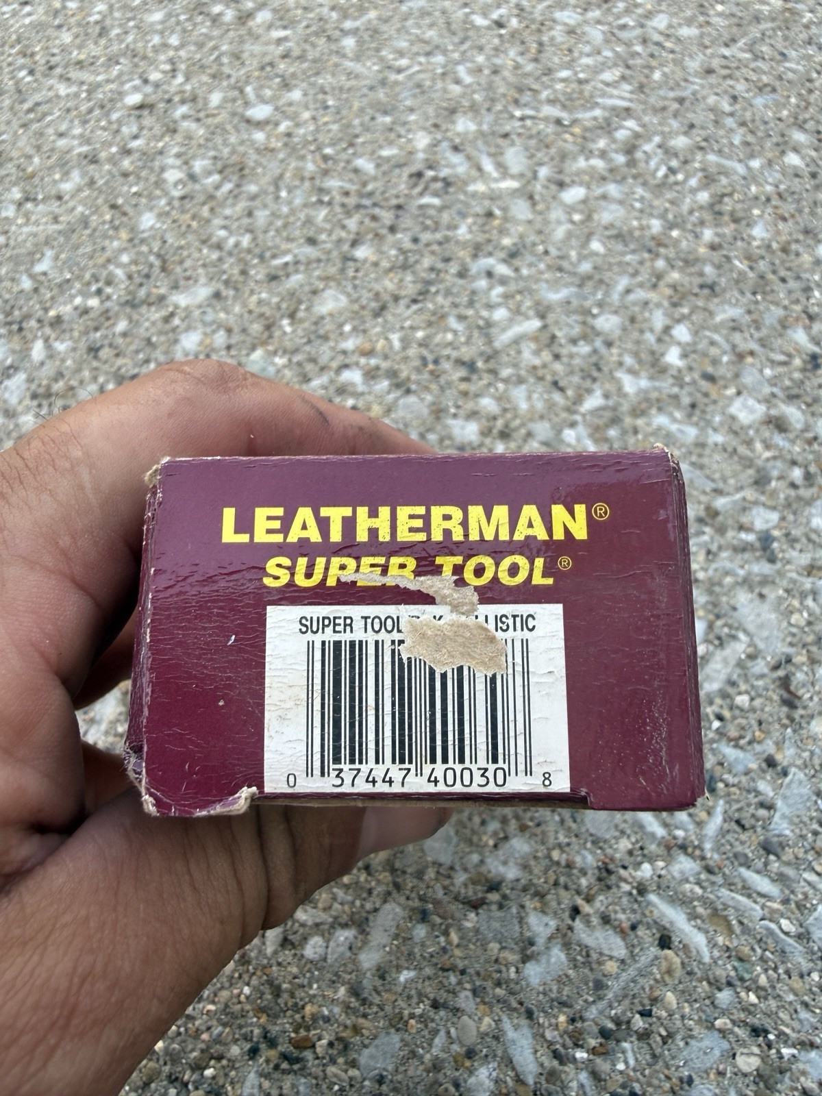 Vintage Unused (but has rust) Leatherman Super Tool w/ Box & Sheath 1996