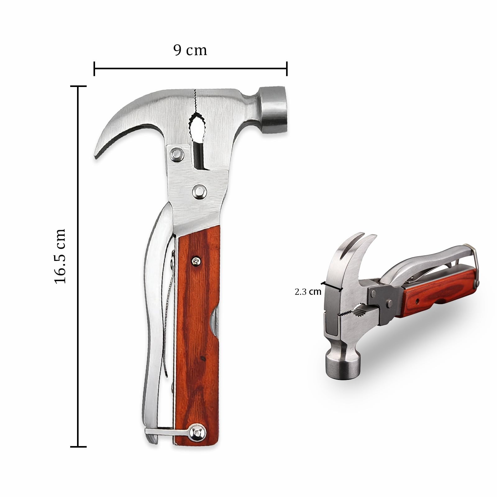 Multi Tool Hammer, Multi Tool Hammer for Manner, 16-in-1 Multi Tool Mini Hamme…