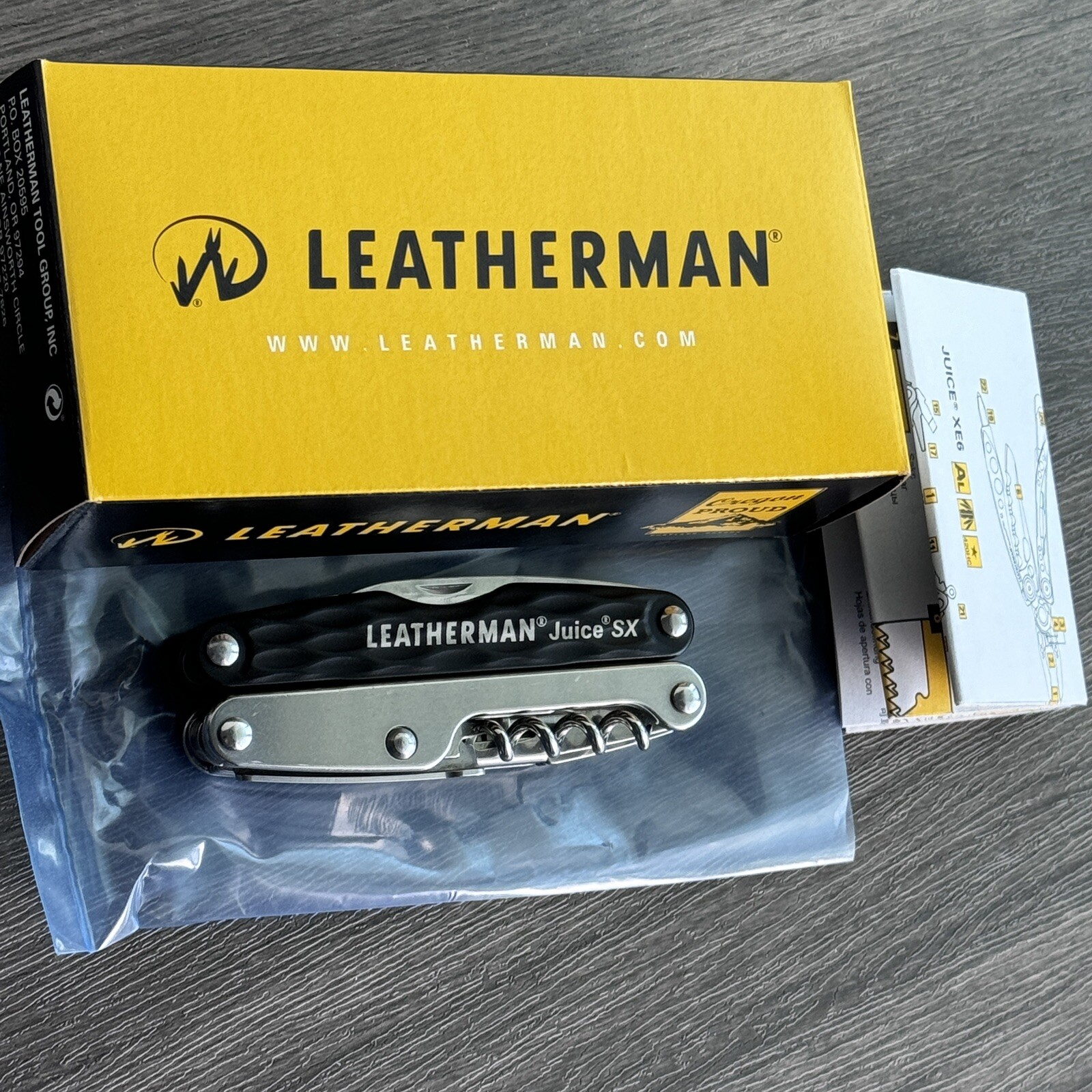 Leatherman Juice SX Black/Silver Multi Tool