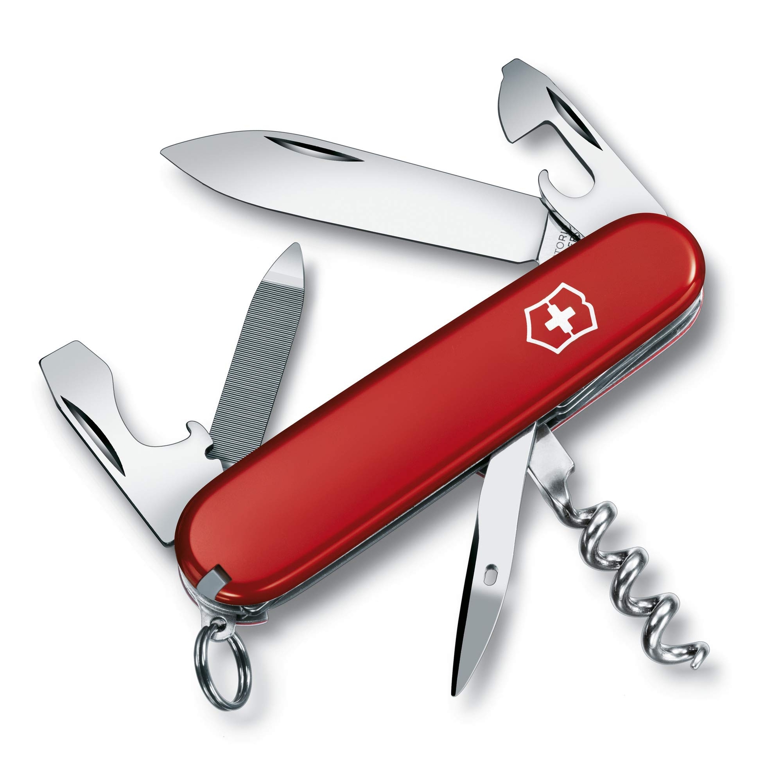 Victorinox Swiss Army Knife Sportsman Stainless Steel Red 84mm (3.1/4in)