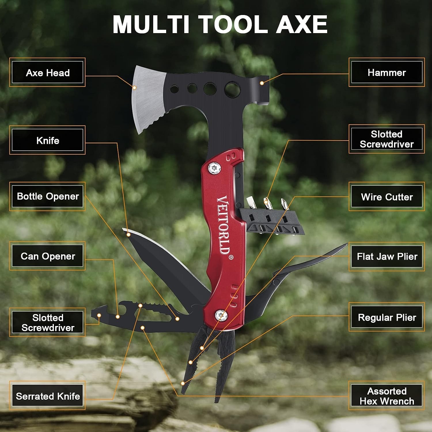 Survival Tools Multitool Axe