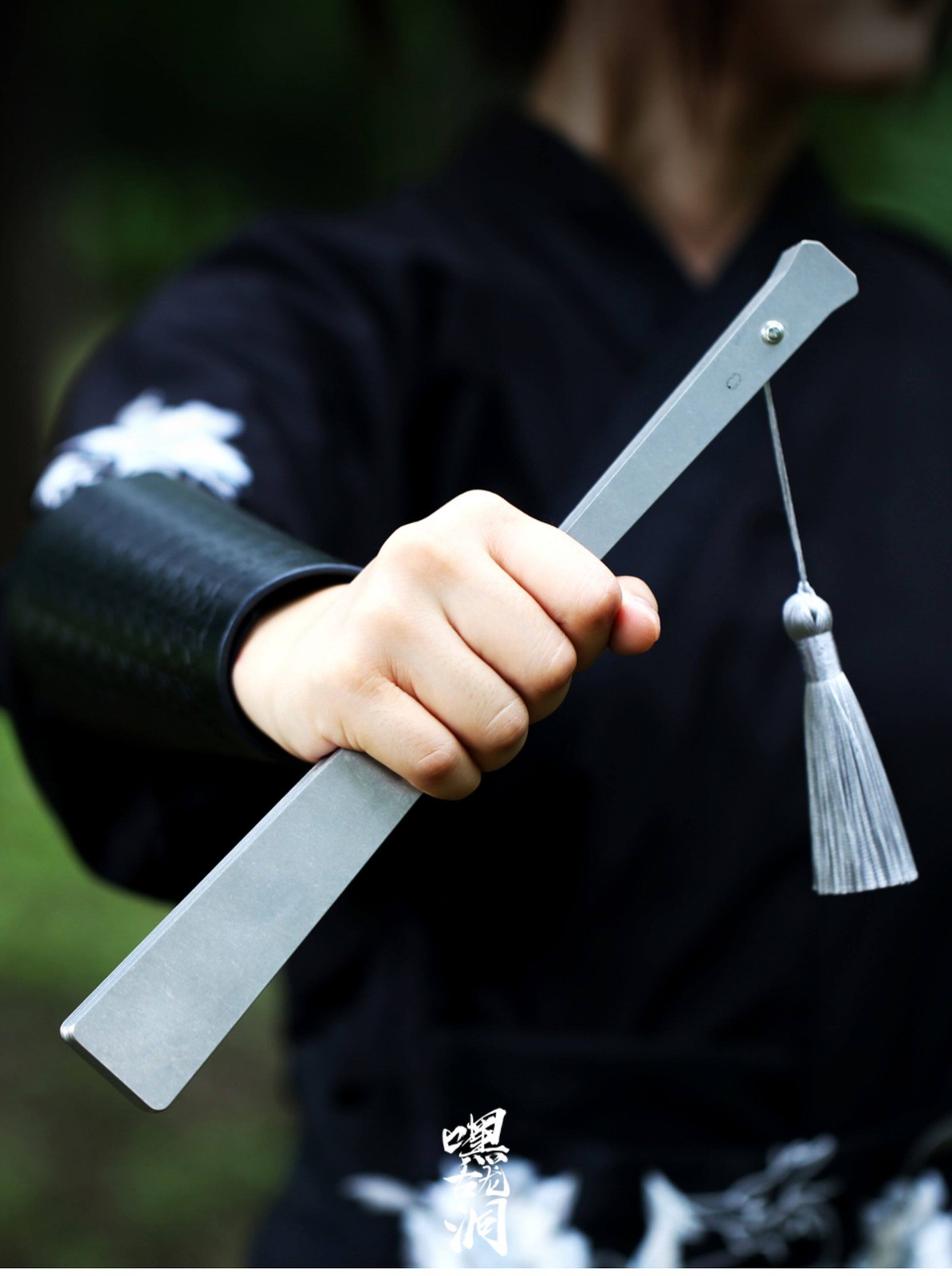 Stainless Steel Metal Folding Fan Portable Martial Art Kung Fu Tai Chi Fan Toy