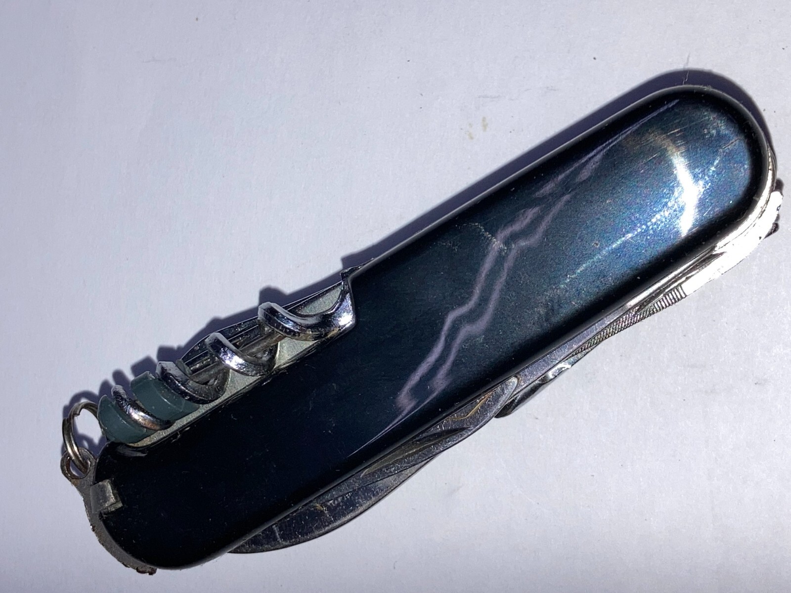 Large BLACK (17-n-1) 30-Function Camping Knife-New, Dealer Old Stock Circa 1998