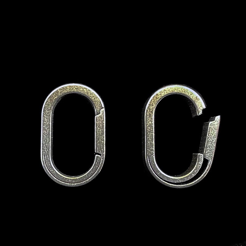 Pure Titanium Split Key Rings Keychain Split Rings Keyrings