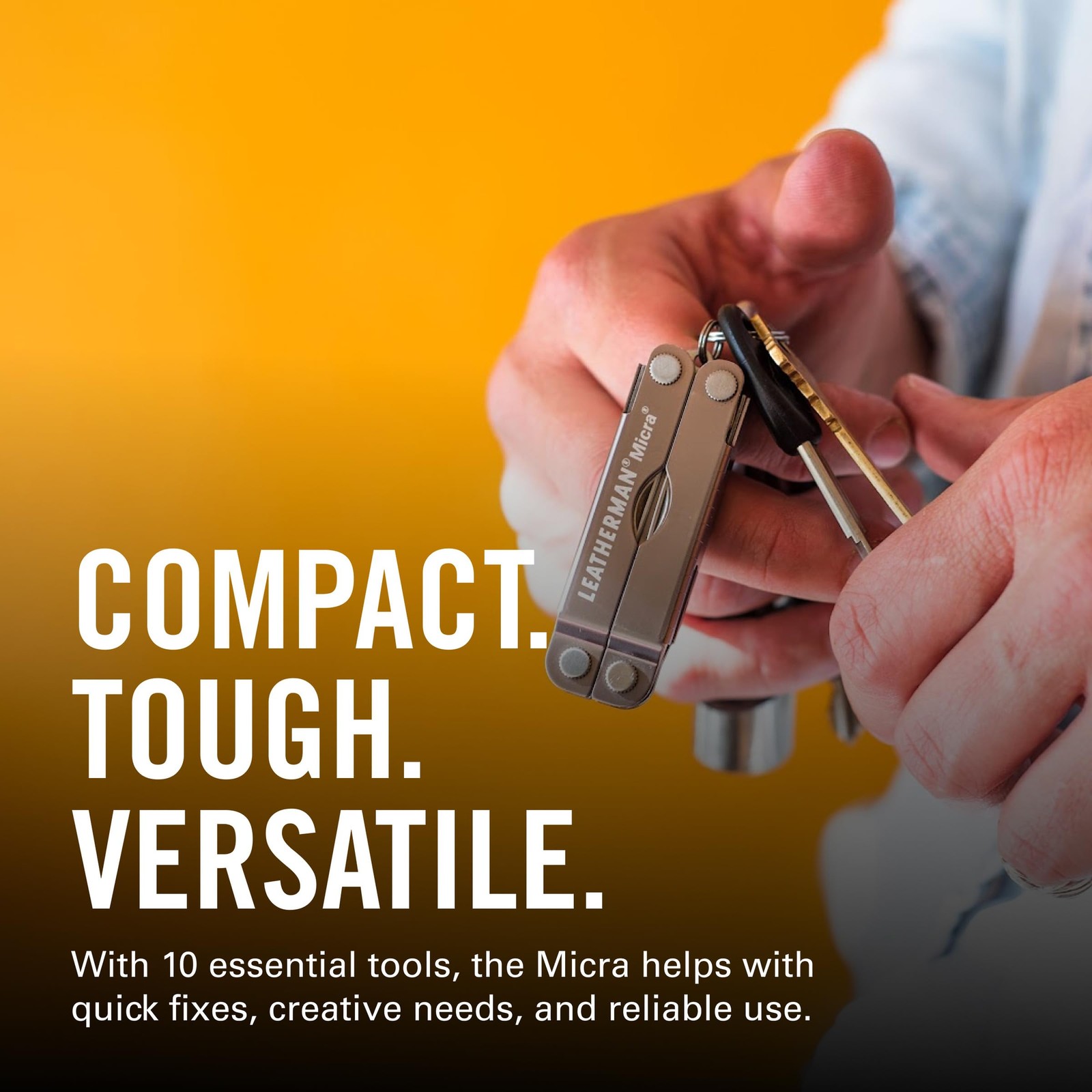 , Micra, Keychain Multitool with Grooming Tools, Mini Pocketknife for Everyda…