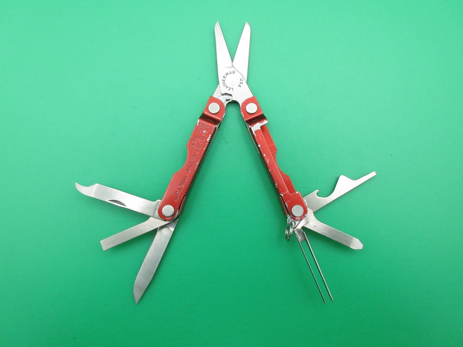 Leatherman Micra Keychain Folding Multi Tool Knife Small #100A