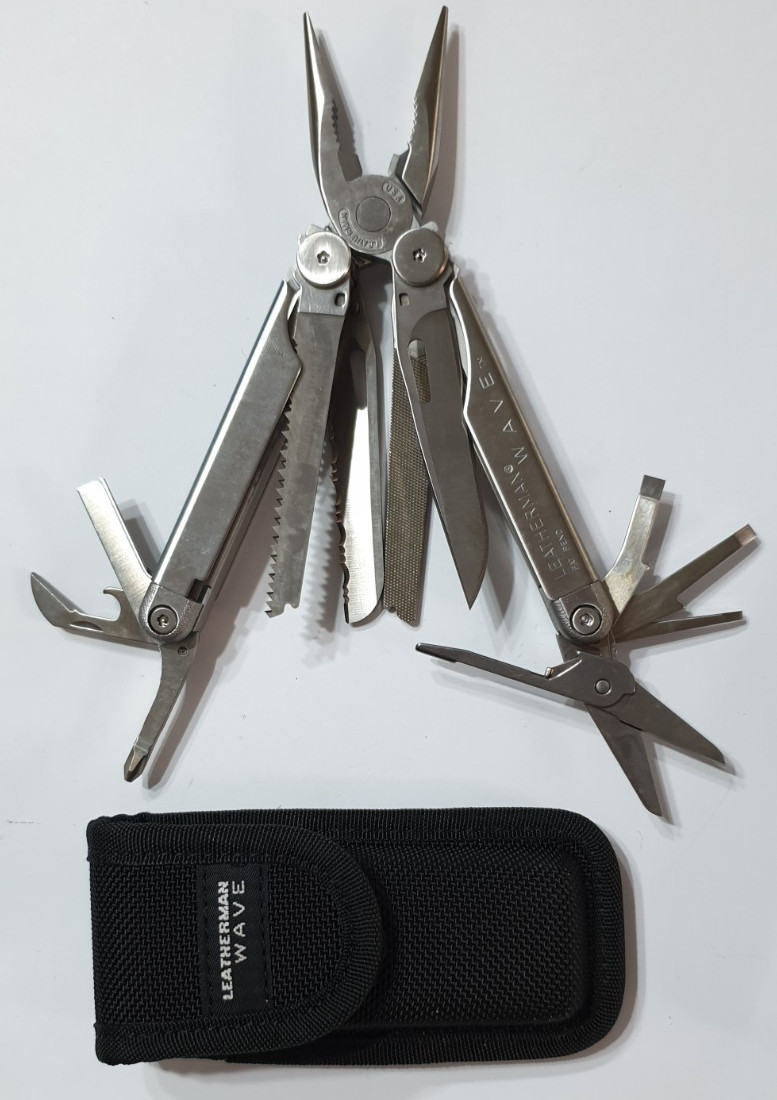 🔥🔥 Leatherman Super Tool Gen 1 OG + Bits + Adapter Hard Nylon Case Rare Set