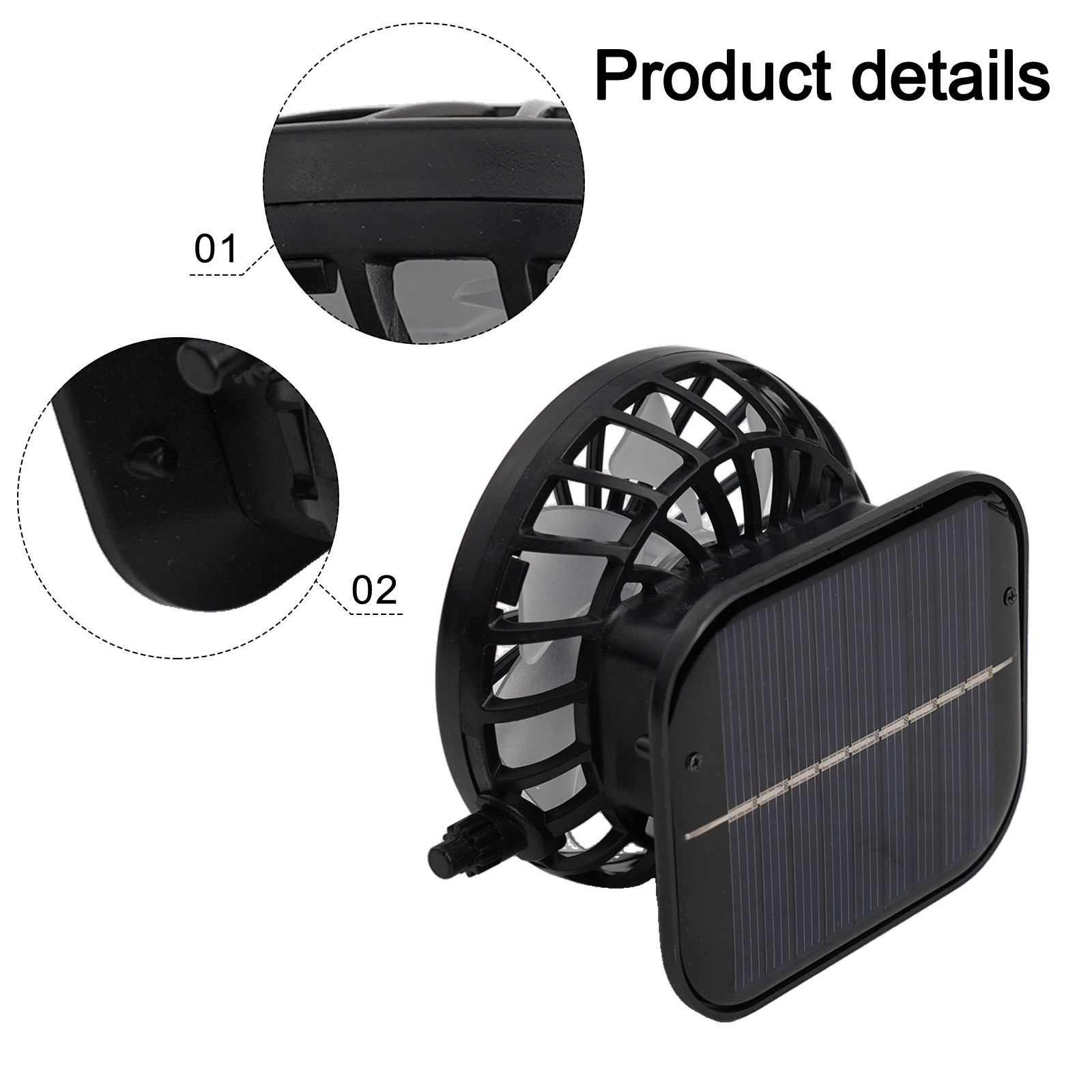 Portable Solar Powered Fan Hat with USB Charging Option for Outdoor Adventures