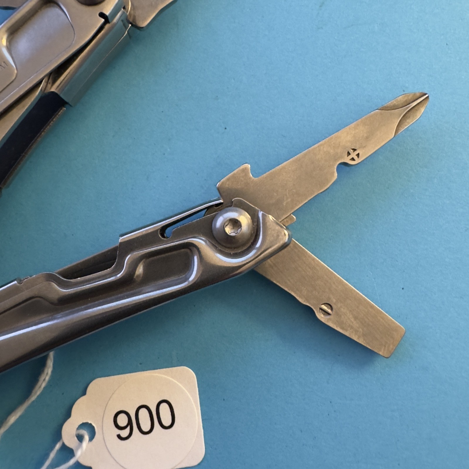 Leatherman Rev Plier Multi-Tool Pocket Clip Knife Stainless EDC #900