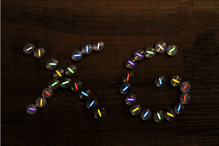 New TC4 Titanium Alloy Patch Light Night Self-luminous Signal Lamp Patch