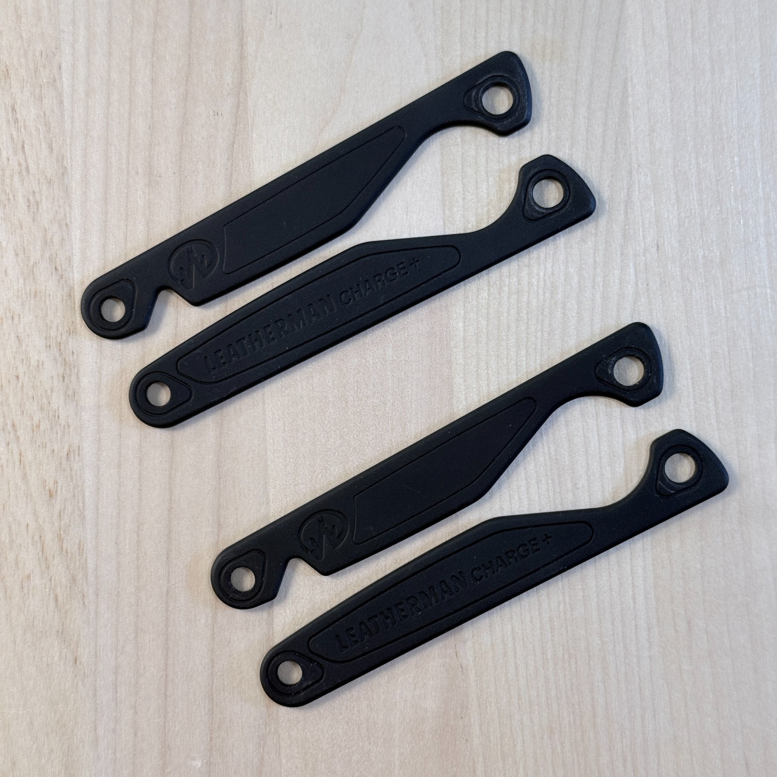 Leatherman Charge Plus Replacement Scales Black Genuine (Full Set of 4 Scales)