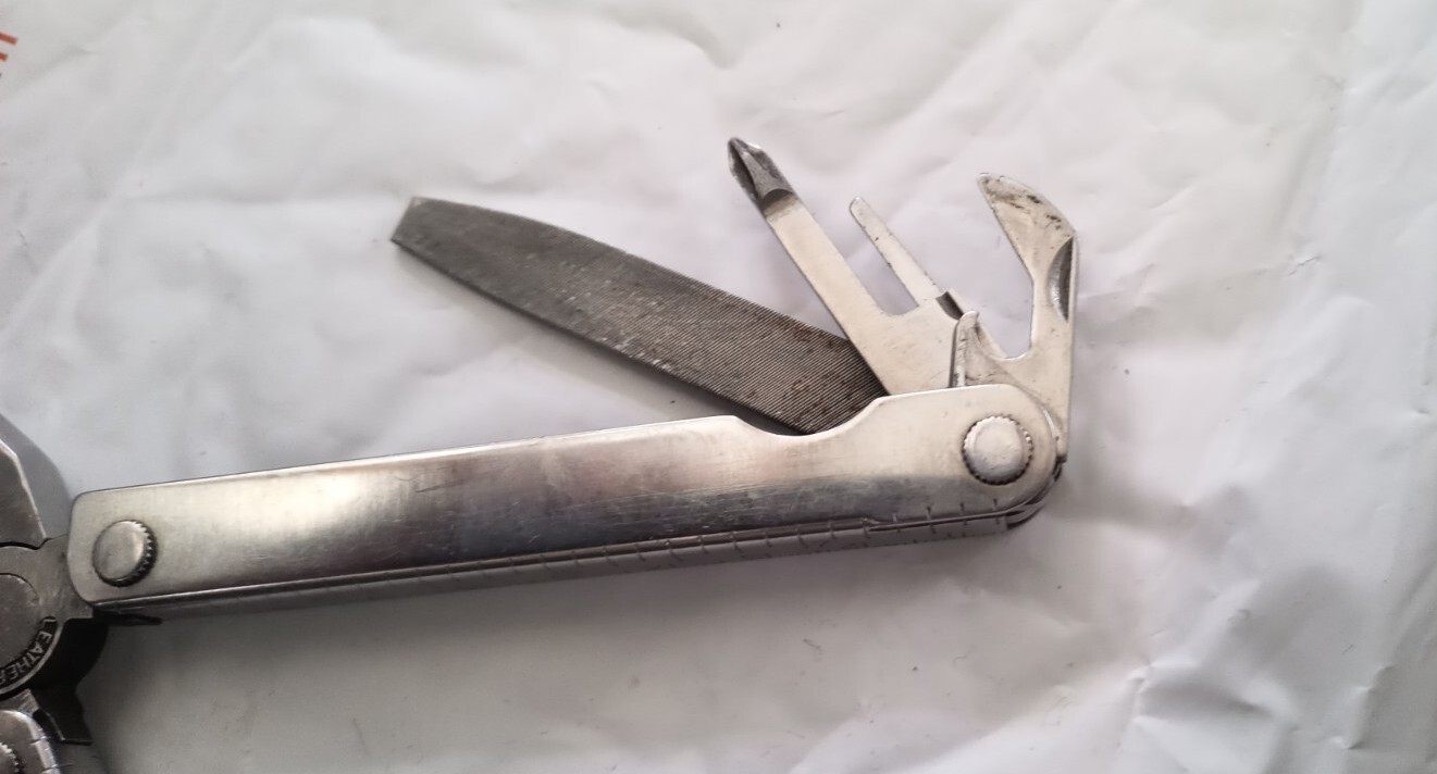 Vintage USA Leatherman Multi Tool & Sheath US REG TM 1325473 Pliers Knife