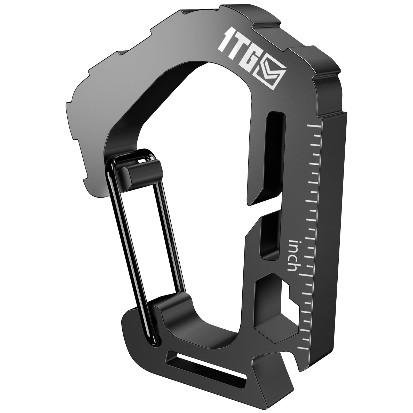 Heavy Duty MOLLE Gear Clip, 304 Stainless Steel Metal Connector for 1″ & 1.5″…