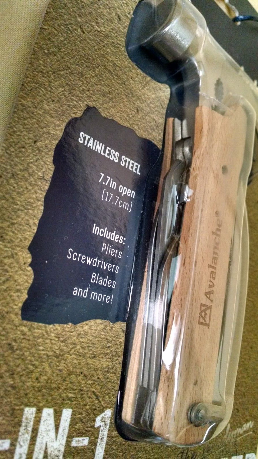 HAMMER 12 N 1 MULTI PURPOSE STAINLESS STEEL STORAGE CASE 2022 NEW AVALANCHE.