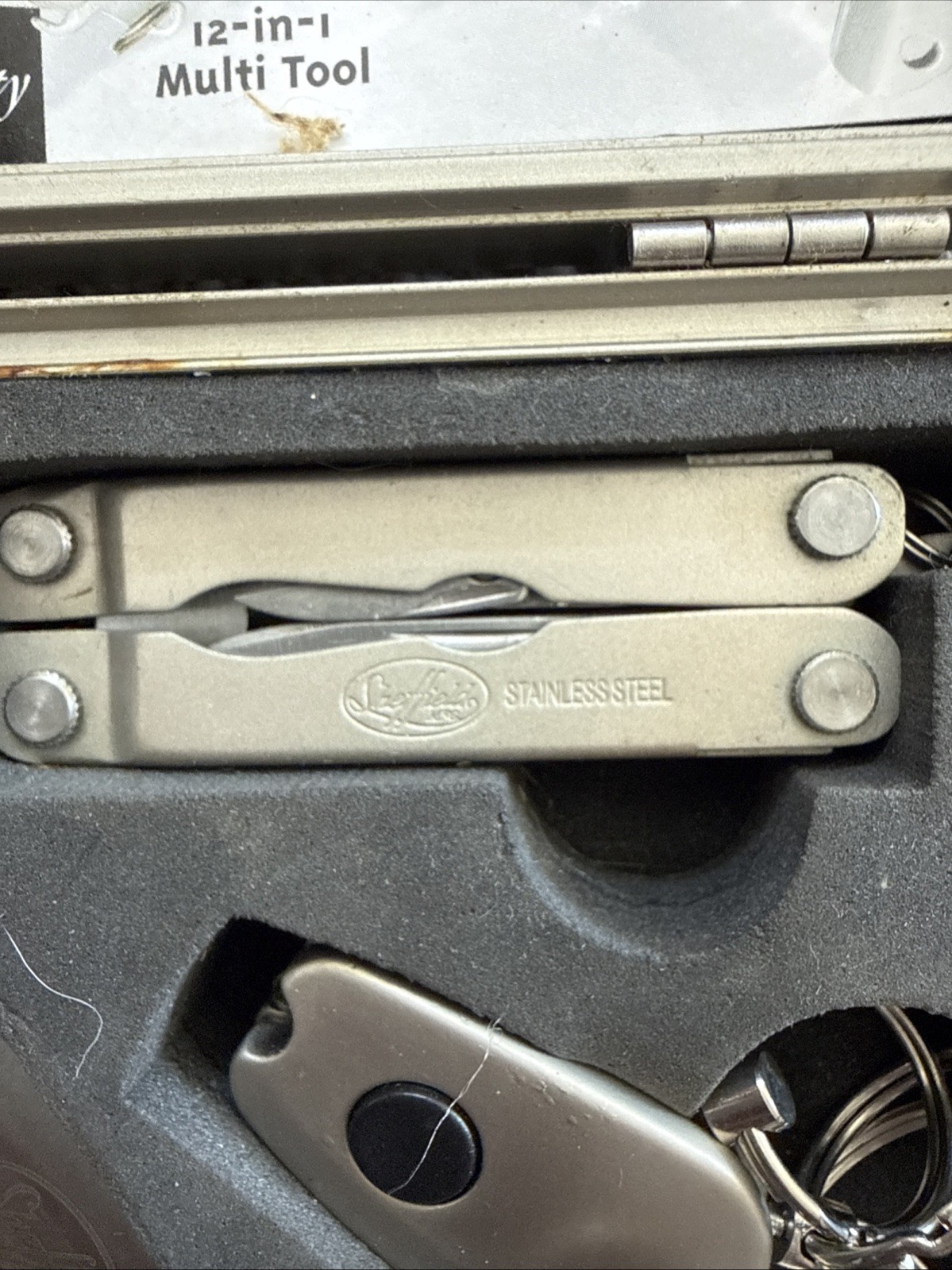 SHEFFIELD 2 PIECE MULTI FUNCTION TOOL BOX 318-382 POCKET KNIFE TOOL
