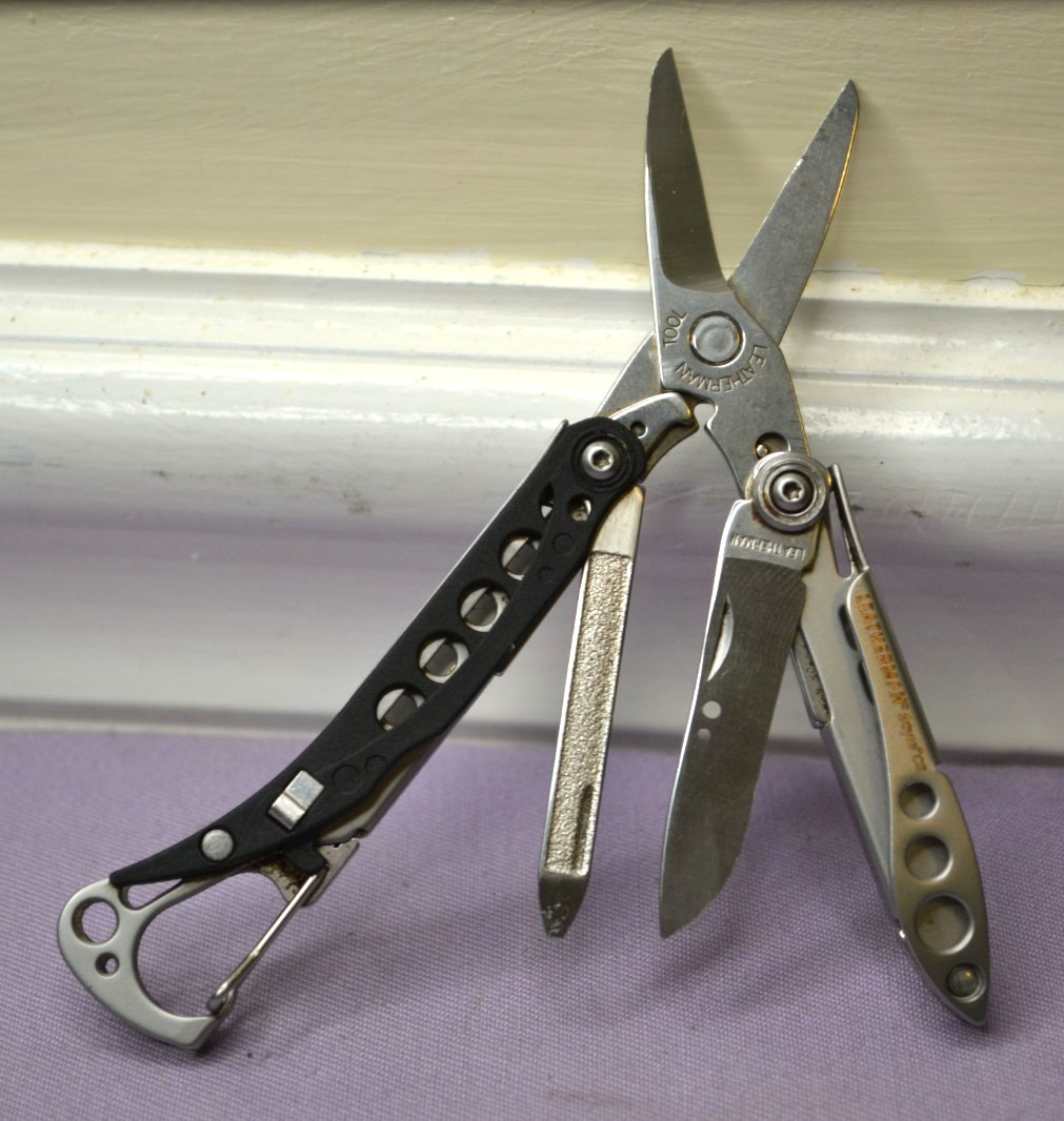 OEM Leatherman Style CS Black Stainless Multi-Tool Knife Discontinued USA–Great