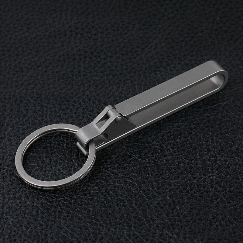 EDC Titanium Alloy Quick Buckle Detach Belt Waist hanging Keychain Key Ring Tool