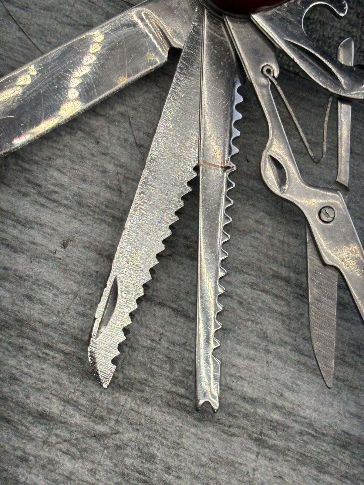 Swiss Army Camping Hiking Survival Multi Tool Pocket Knife Outdoors Prepper 3.5”